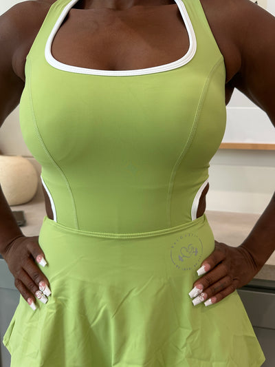 Contrast Tennis Sports Dress